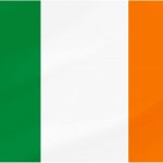 The national flag of Ireland frequently referred to in Ireland as "the tricolour"